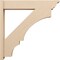 Ekena Millwork 8-in W x 42-in D x 42-in H Balboa Trad Rough Cedar Woodgrain TimberThane Outlooker, Primed Tan OUTUR080X42X42BOA04RCPR - alternate 3